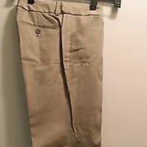 THEORY KHAKI 61% COTTON, 35% VISCOSE & 4% ELASTANE